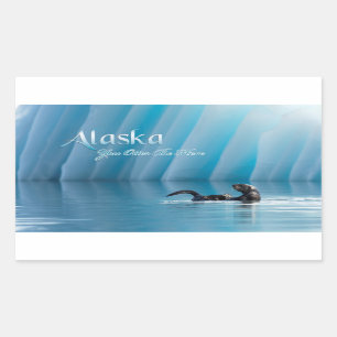 Alaska-You Otter Be Here Sticker