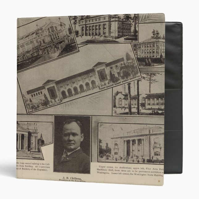 Alaska-Yukon Pacific Exposition, Seattle, 1909 Binder (Front/Inside)