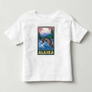 AlaskaFly Fishing Scene Toddler T-shirt
