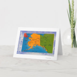 AlaskaGreetings de carte de l'Alaska