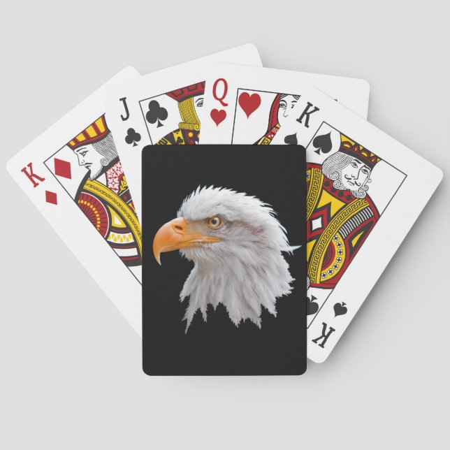 Alaskan Bald Eagle Playing Cards (Back)