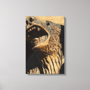 Alaskan Bear Carving - A Fine Art Print