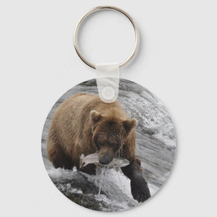 ALASKAN BROWN BEAR KEYCHAIN