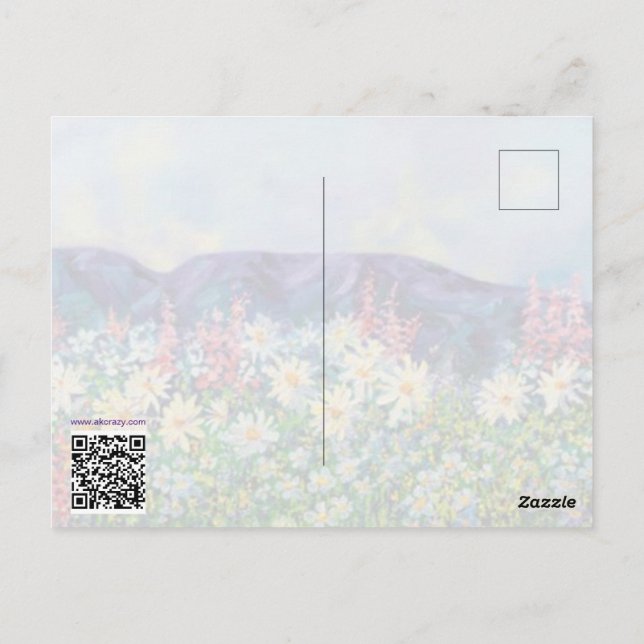 Alaskan Chick Postcard (Back)