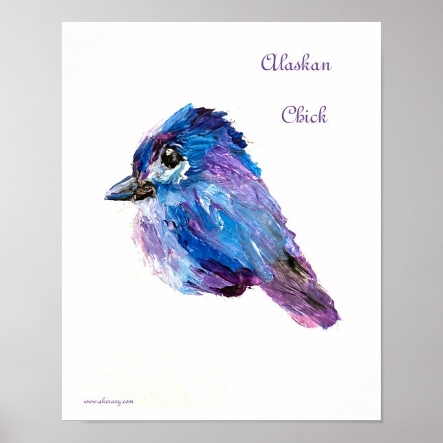 Alaskan Chick Poster on value matt (Front)