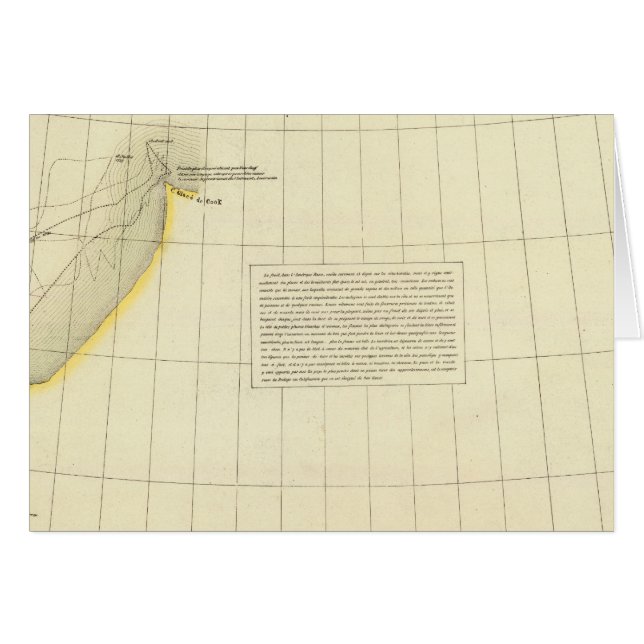 Alaskan Coast Map (Front Horizontal)