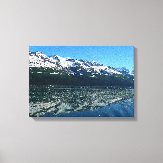 Alaskan Coastline Beautiful Nature Photography Canvas Print (Front)