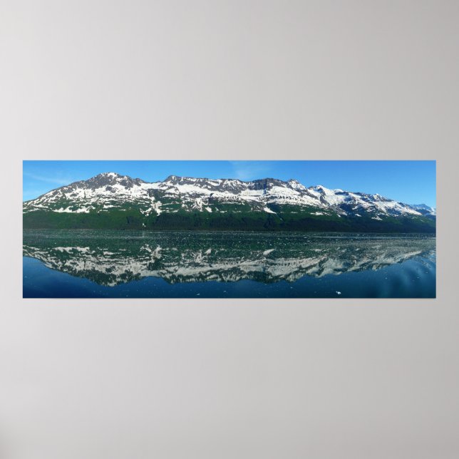 Alaskan Coastline Beautiful Nature Photography Poster (Front)