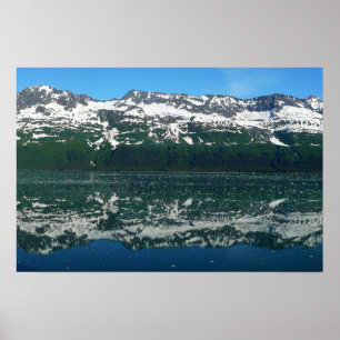 Alaskan Coastline Beautiful Nature Photography Poster