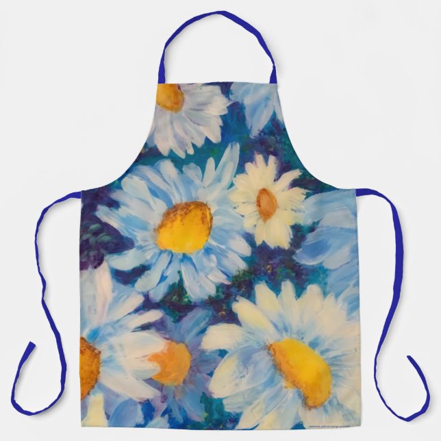 Alaskan Crazy Daisies Apron (Front)