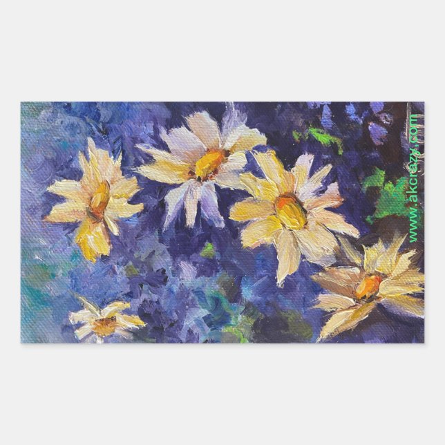 Alaskan Daisies Sticker (Front)