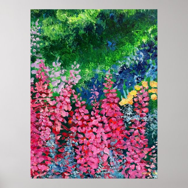 Alaskan Fireweed Poster (Front)