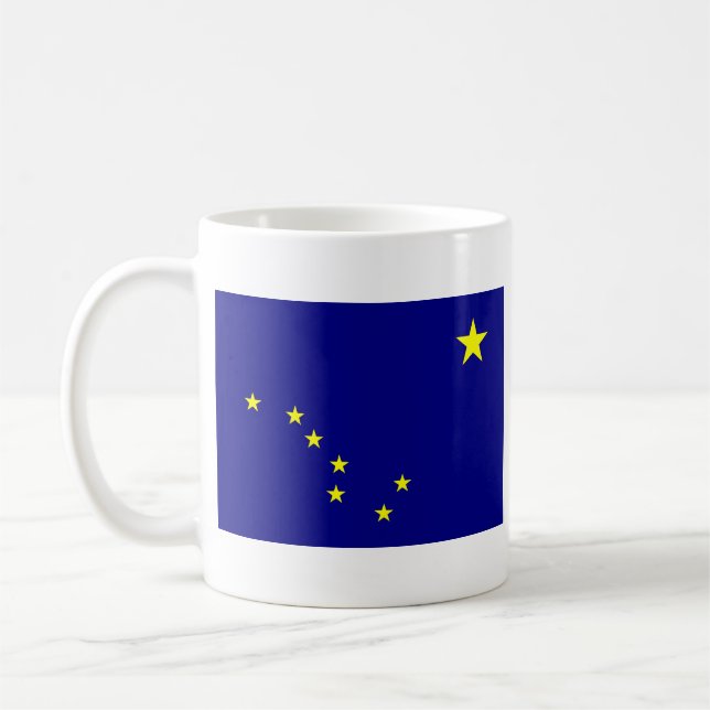 Alaskan Flag + Map Mug (Left)