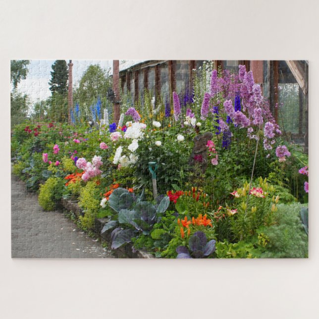 Alaskan garden bed jigsaw puzzle (Horizontal)