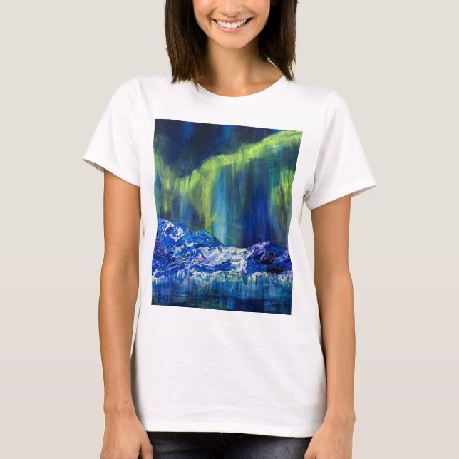 Alaskan Glacial Reflections T-Shirt (Front)