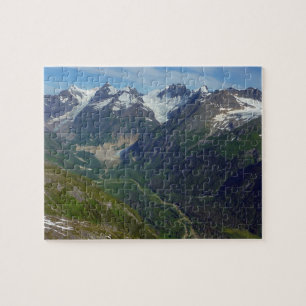 Alaskan Glacier-Carved Valley Jigsaw Puzzle