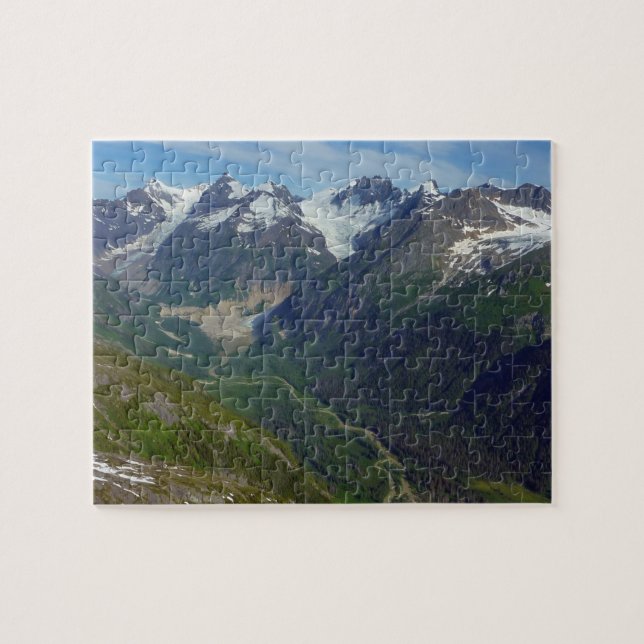 Alaskan Glacier-Carved Valley Jigsaw Puzzle (Horizontal)