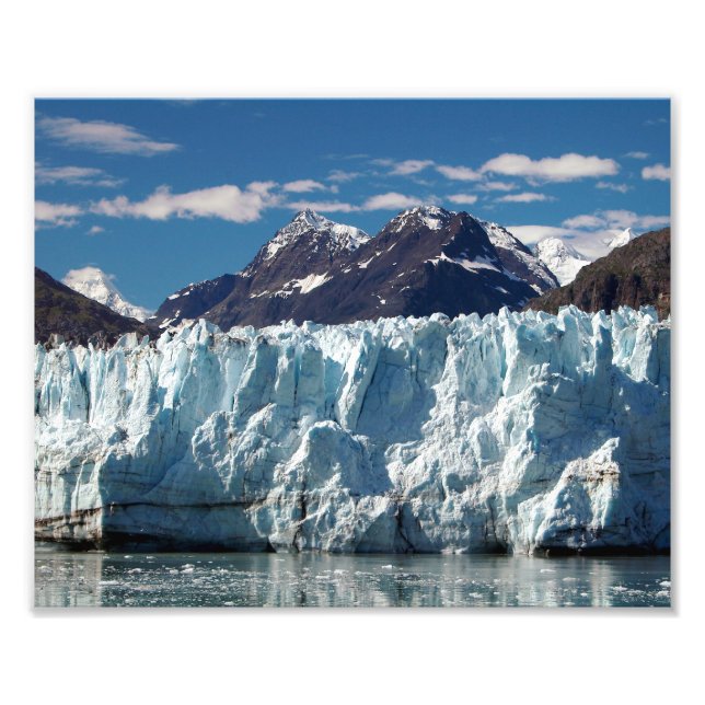 Alaskan Glacier of Prince William Sound Photo Print (Front)