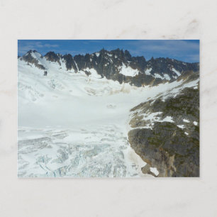 Alaskan Glacier Scenic Travel Landscape Postcard
