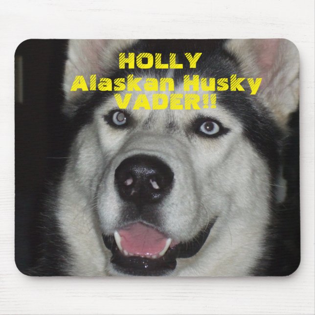 Alaskan Husky MOUSE PAD!!! Mouse Pad (Front)