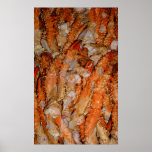 Alaskan King Crab Legs Poster