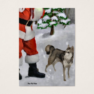 Alaskan Klee Kai Christmas Cadeaux Nom Tags