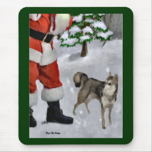 Alaskan Klee Kai Christmas Gifts Mouse Pad