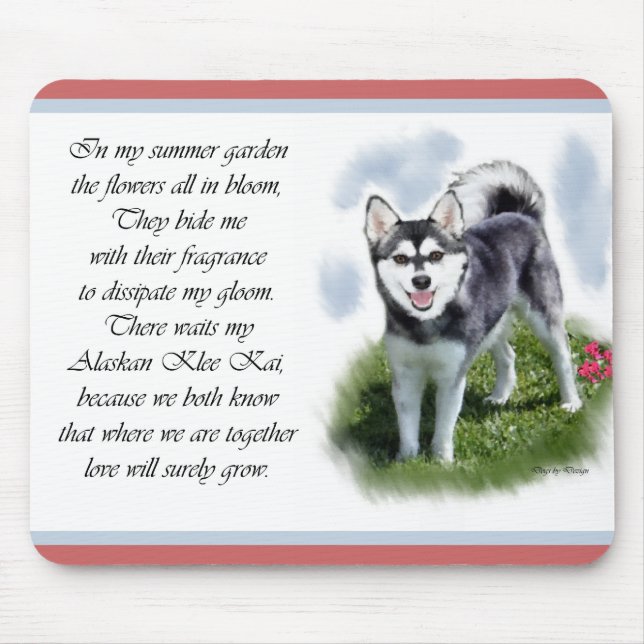 Alaskan Klee Kai Gifts Mouse Pad (Front)