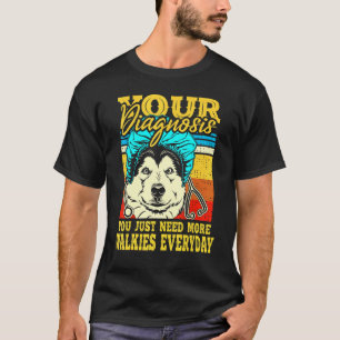 Alaskan Klee Kai Malamute Siberian Husky Dog Walki T-Shirt