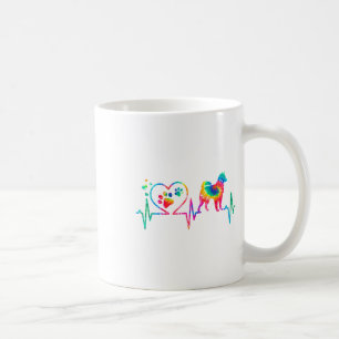 Alaskan Klee Kai Mom Dad Heartbeat Tie Dye Dog Gif Coffee Mug