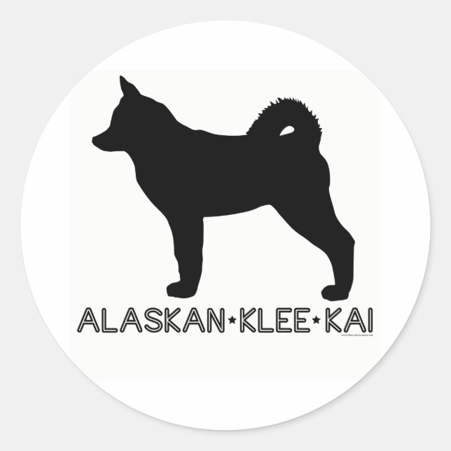 Alaskan Klee Kai Sticker (Front)