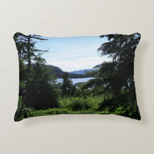 Alaskan Landscape Beautiful Alaska Photography Accent Pillow