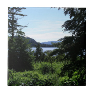 Alaskan Landscape Beautiful Alaska Photography Tile
