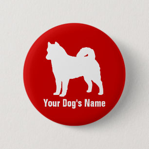 Alaskan Malamute アラスカン・マラミュート 2 Inch Round Button
