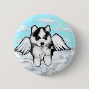 Alaskan Malamute 2 Inch Round Button