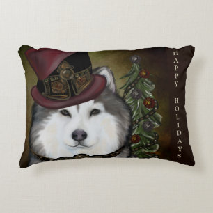 Alaskan Malamute Accent Pillow