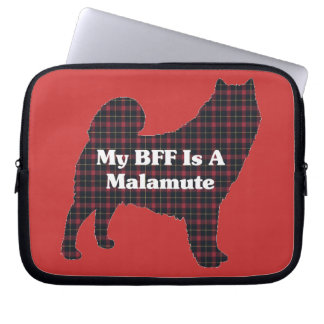 Alaskan Malamute BFF Laptop Sleeve