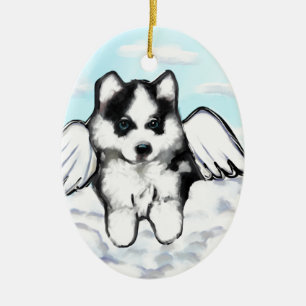 Alaskan Malamute Ceramic Ornament