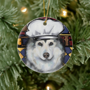 Alaskan Malamute                       Ceramic Ornament
