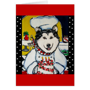 Alaskan Malamute Chef