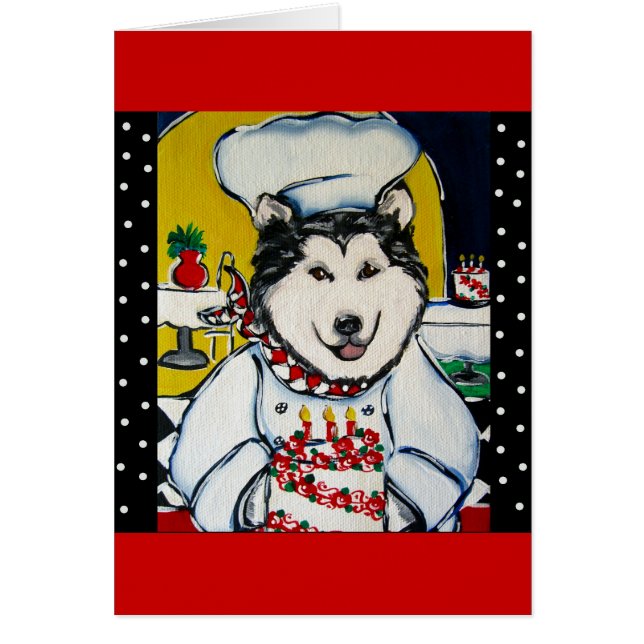 Alaskan Malamute Chef (Front)