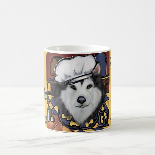Alaskan Malamute     Chef Coffee Mug (Center)
