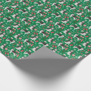 Alaskan Malamute Christmas Dog Gift Wrap