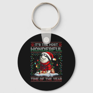 Alaskan Malamute Christmas Tree Decorations Dog Lo Keychain