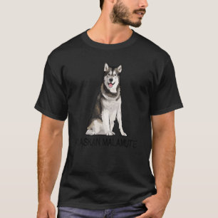 Alaskan Malamute Crazy Dog T-Shirt