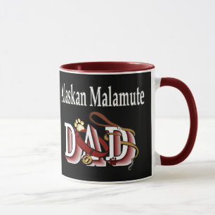 Alaskan Malamute Dad Gifts Mug