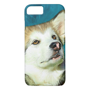 Alaskan Malamute Dog Art Case-Mate iPhone Case