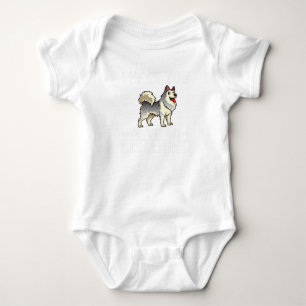 Alaskan Malamute Dog Gift Puppies Owner Lover  Baby Bodysuit
