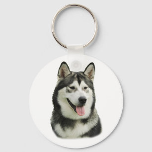 Alaskan Malamute dog Keychain