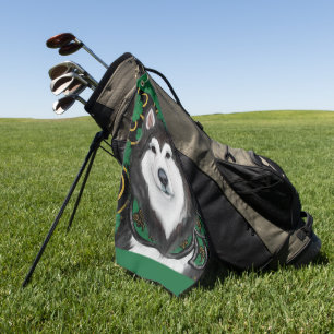 Alaskan Malamute Golf Towel